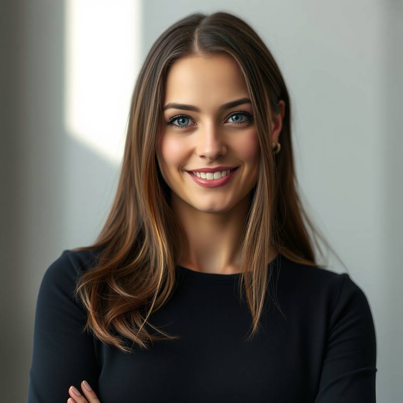 Portrait of Anya Petrova, Lead Designer at Aether Studios