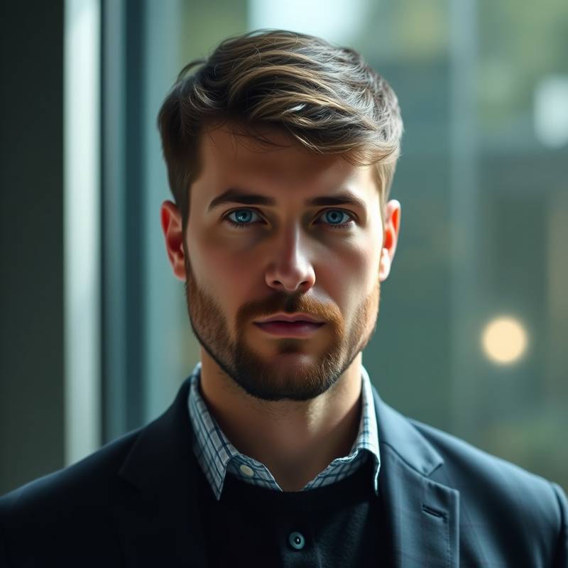 Portrait of Dimitri Volkov, Lead Developer at Aether Studios